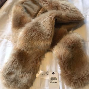 Faux fur scarf